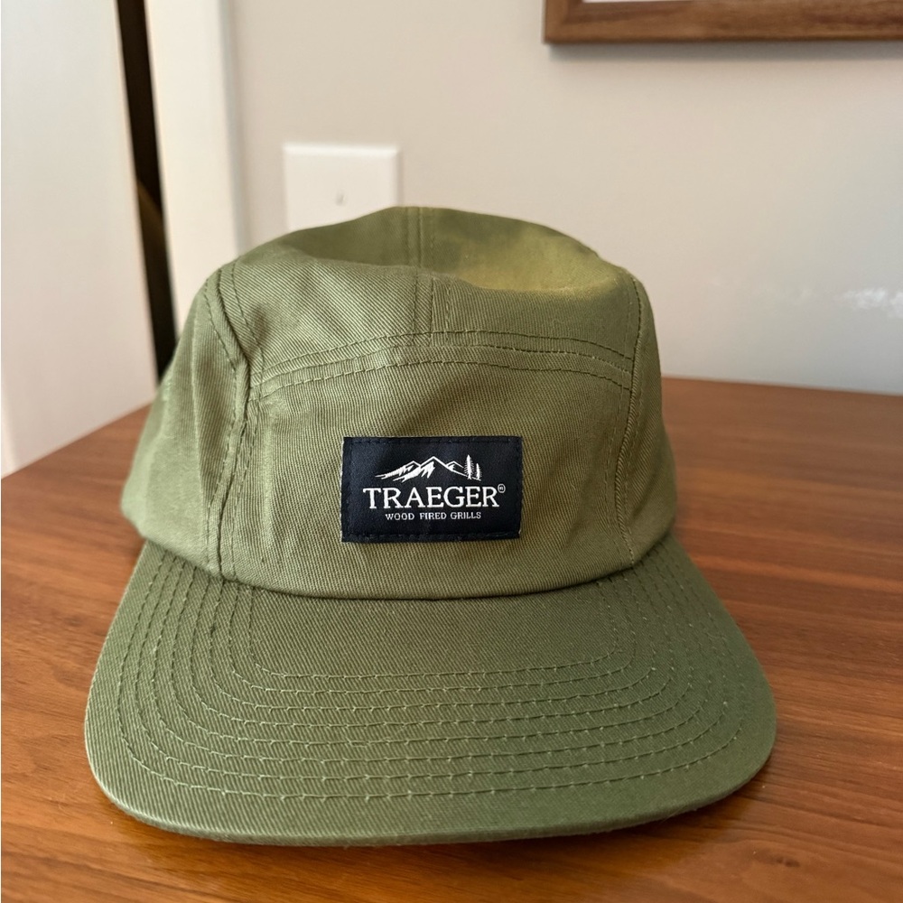 Traeger Olive Green 5 Panel Hat